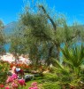 Private garden and beach on Lake Garda