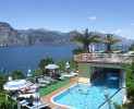Panoramic pool on Lake Garda